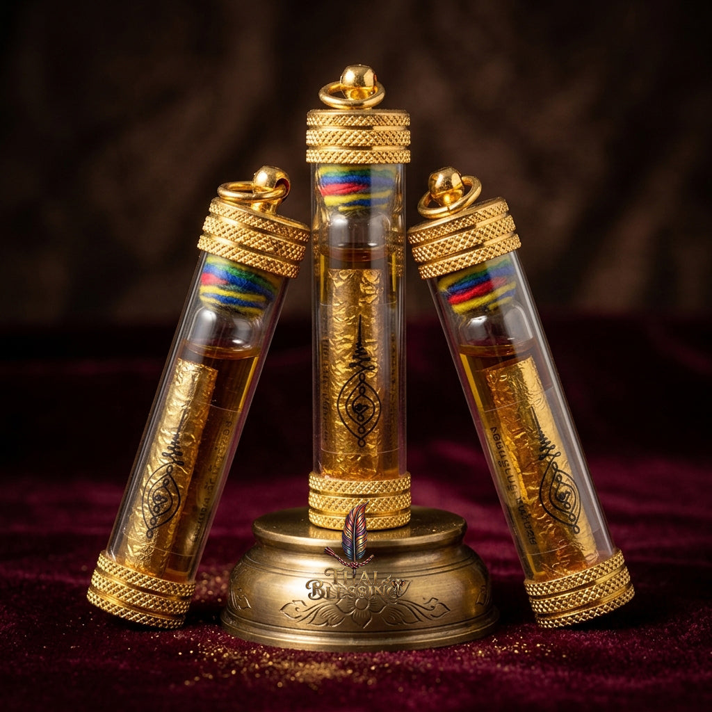 🦜 Takrut Sarika Lin Thong: The Sovereign of the Golden Tongue – Kruba Baeng – Wat Ban Tanot (2567) – The Ultimate Alchemical Engine for Hypnotic Speech & Infinite Abundance!