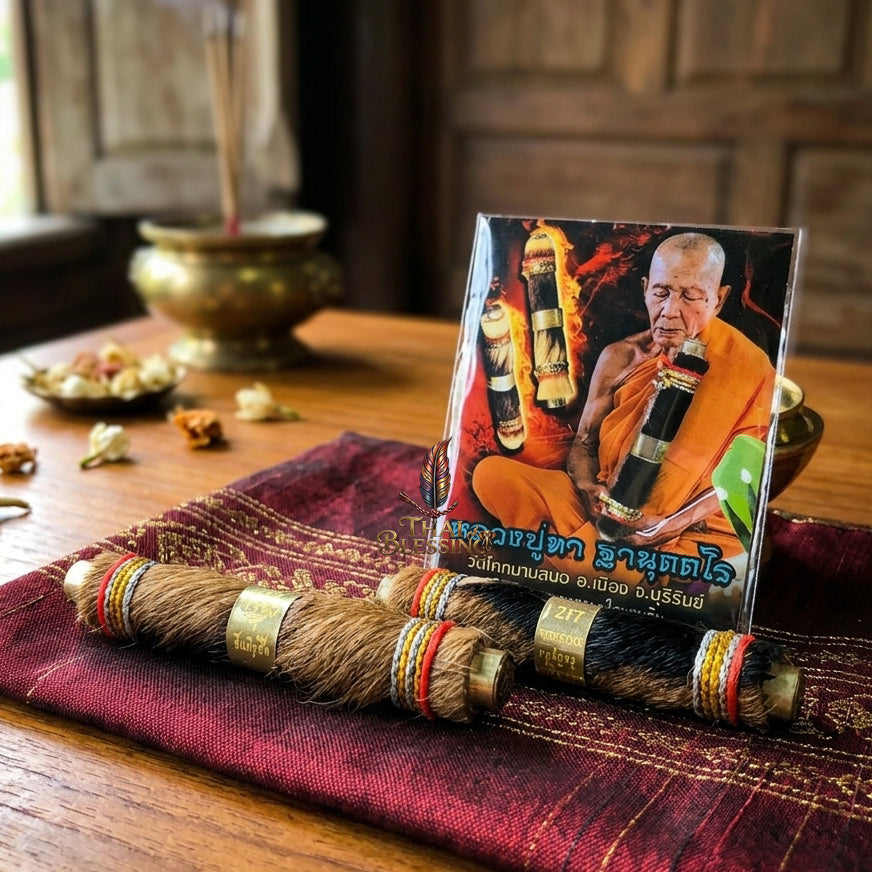 🔱 Takrut Suea Non Kin "Im Mi Roo Sin": The Sovereign Tiger of Effortless Abundance – Luang Pu Tha (Wat Khok Map Samor) – The Ultimate Alchemical Engine for Unmatched Fortune & Absolute Authority!