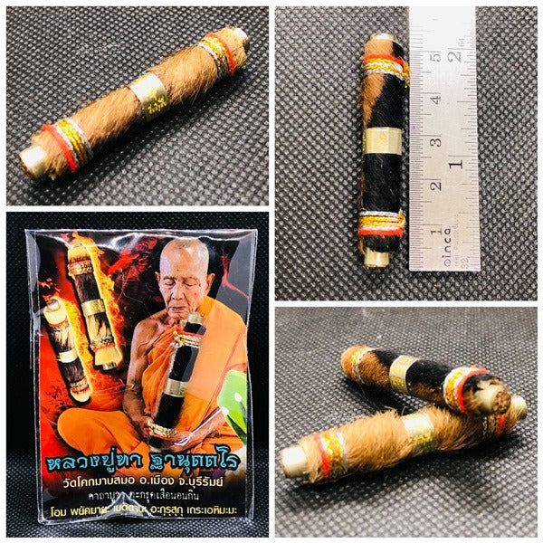 🔱 Takrut Suea Non Kin "Im Mi Roo Sin": The Sovereign Tiger of Effortless Abundance – Luang Pu Tha (Wat Khok Map Samor) – The Ultimate Alchemical Engine for Unmatched Fortune & Absolute Authority!