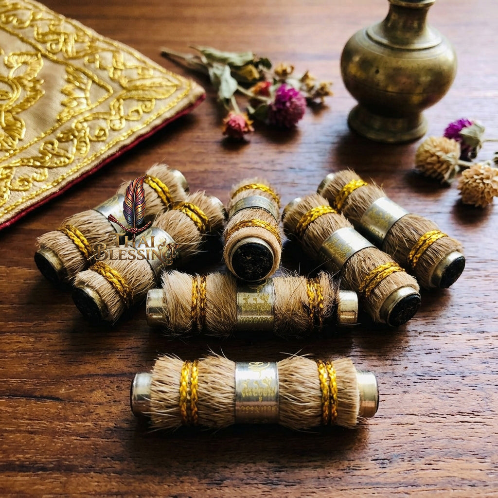 🔱 Takrut Suea Non Kin "Im Mi Roo Sin": The Sovereign Tiger of Effortless Abundance – Luang Pu Tha (Wat Khok Map Samor) – The Ultimate Alchemical Engine for Unmatched Fortune & Absolute Authority!