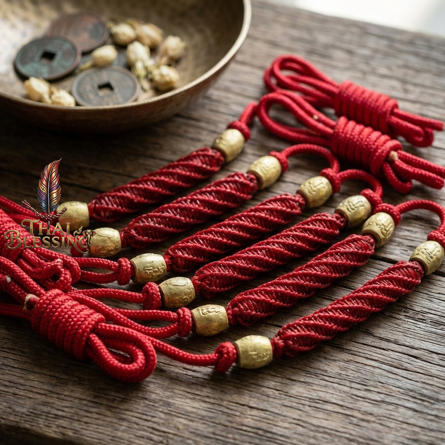 🔱 Takrut Thon Maha Kan (Red Waist-Belt Edition): The Sovereign Armor of Absolute Protection – Ajarn Plien Hatyanon – The Ultimate Alchemical Engine for Unshakable Power & Commercial Triumph!