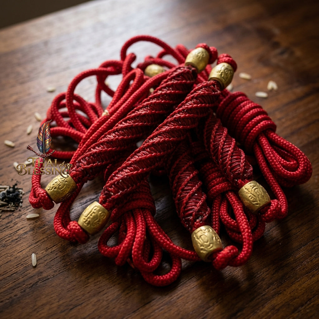 🔱 Takrut Thon Maha Kan (Red Waist-Belt Edition): The Sovereign Armor of Absolute Protection – Ajarn Plien Hatyanon – The Ultimate Alchemical Engine for Unshakable Power & Commercial Triumph!