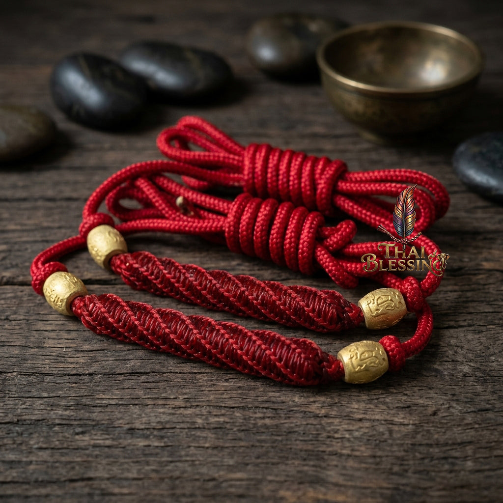 🔱 Takrut Thon Maha Kan (Red Waist-Belt Edition): The Sovereign Armor of Absolute Protection – Ajarn Plien Hatyanon – The Ultimate Alchemical Engine for Unshakable Power & Commercial Triumph!