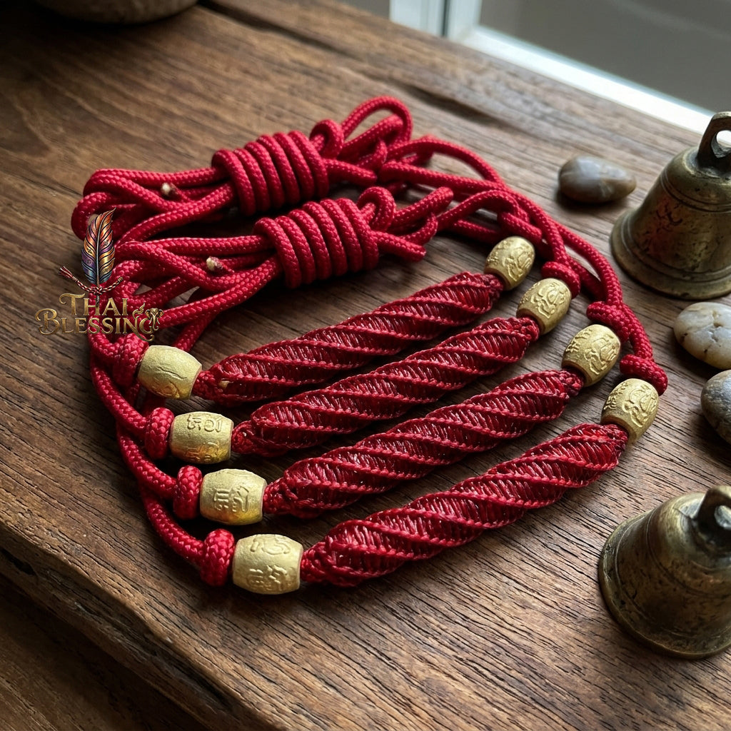 🔱 Takrut Thon Maha Kan (Red Waist-Belt Edition): The Sovereign Armor of Absolute Protection – Ajarn Plien Hatyanon – The Ultimate Alchemical Engine for Unshakable Power & Commercial Triumph!