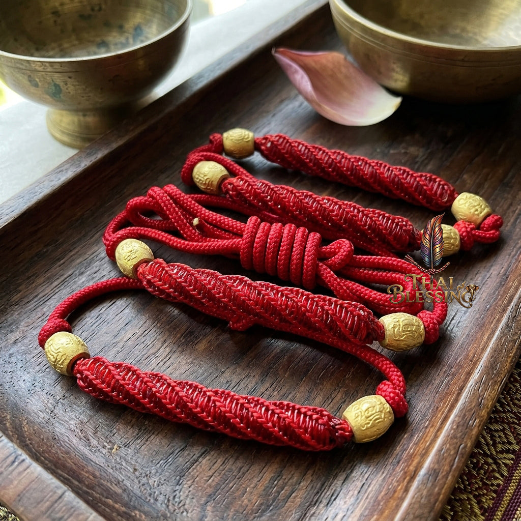 🔱 Takrut Thon Maha Kan (Red Waist-Belt Edition): The Sovereign Armor of Absolute Protection – Ajarn Plien Hatyanon – The Ultimate Alchemical Engine for Unshakable Power & Commercial Triumph!