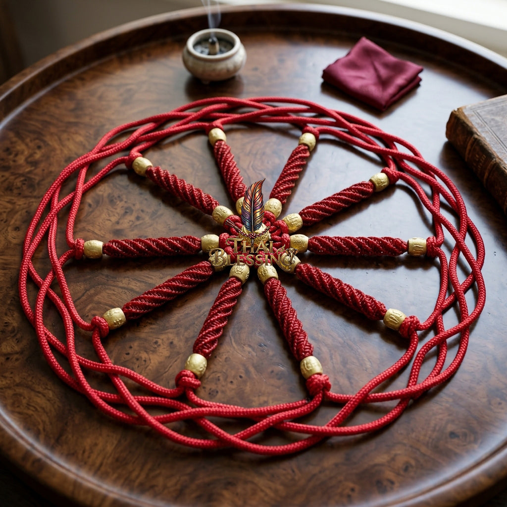 🔱 Takrut Thon Maha Kan (Red Waist-Belt Edition): The Sovereign Armor of Absolute Protection – Ajarn Plien Hatyanon – The Ultimate Alchemical Engine for Unshakable Power & Commercial Triumph!