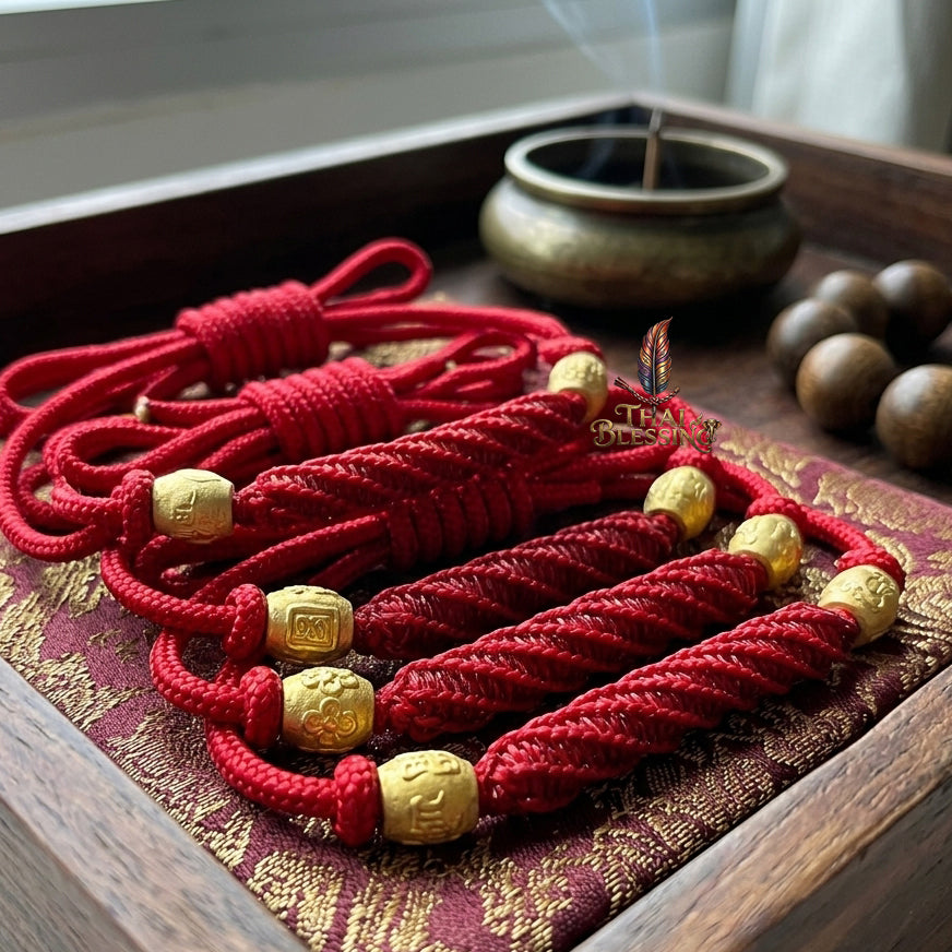 🔱 Takrut Thon Maha Kan (Red Waist-Belt Edition): The Sovereign Armor of Absolute Protection – Ajarn Plien Hatyanon – The Ultimate Alchemical Engine for Unshakable Power & Commercial Triumph!