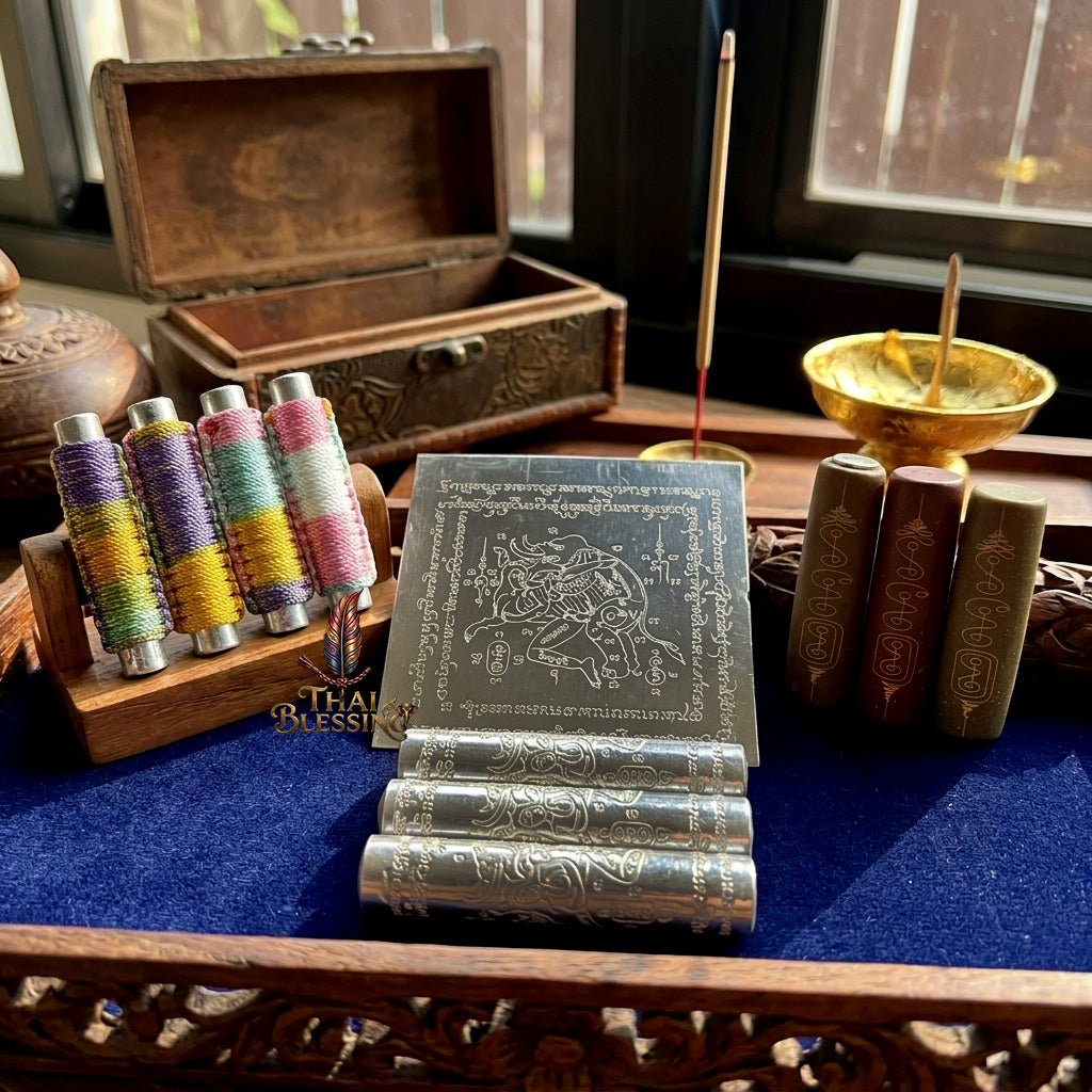 🔱 Takrut Chang Phasom Khlong: The Primal Herd-Enchanter Engine – Luang Pu Phongsak (Wat Pa Thep Nimit) 2567 – The Ultimate High-Velocity Charm for Raw Attraction, Crowded Client Capture & Infinite Commercial Wealth!