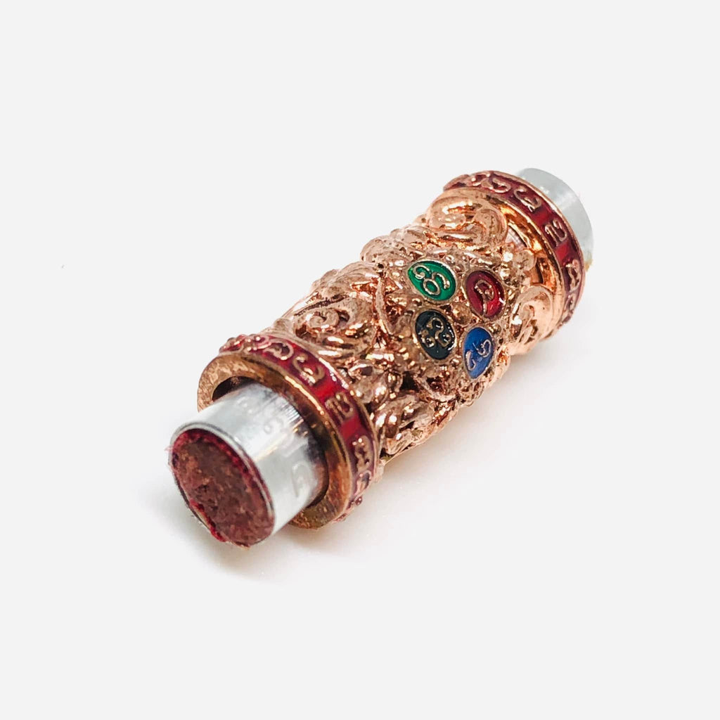 Lanna Golden Takrut Million Blessings 2nd Edition by Master Kruba Khamfan Wat Ko Chok Chiang Mai Thailand