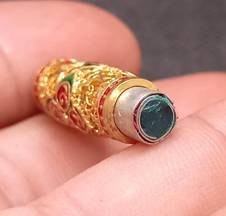 Lanna Golden Takrut Million Blessings 2nd Edition by Master Kruba Khamfan Wat Ko Chok Chiang Mai Thailand