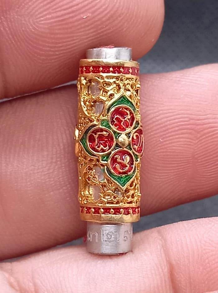 Lanna Golden Takrut Million Blessings 2nd Edition by Master Kruba Khamfan Wat Ko Chok Chiang Mai Thailand