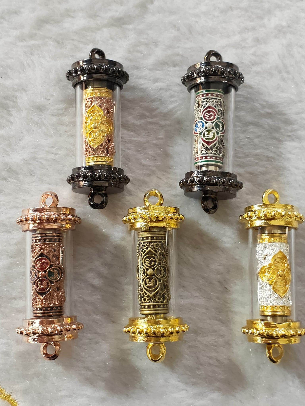 Lanna Golden Takrut Million Blessings 2nd Edition by Master Kruba Khamfan Wat Ko Chok Chiang Mai Thailand