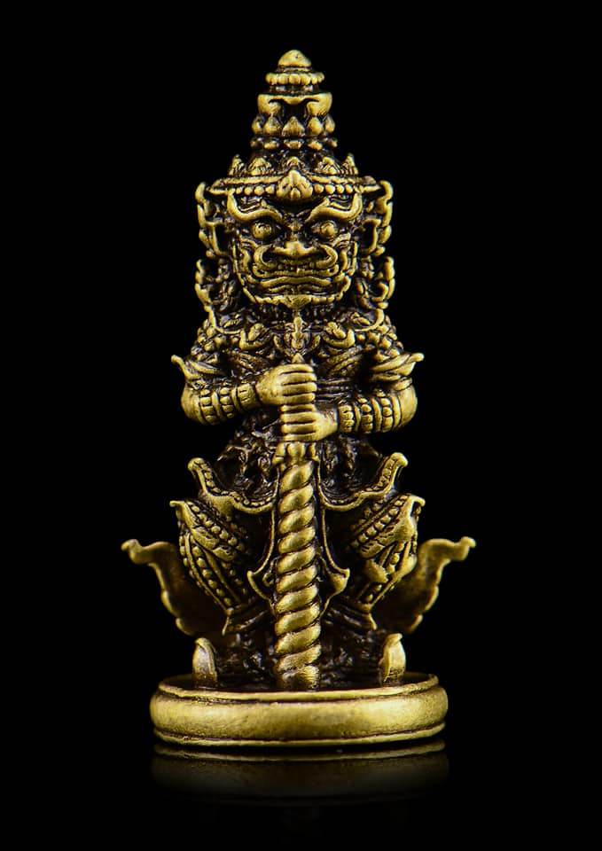 Tao Wessuwan “Wessuwanno” 2021 by Luang Pu Yen | Wat Kaeng Sadao, Thailand 威神天王 | 招财护身【鬼神不敢近】 | 龙婆焰大师加持 泰国正统神像 - Thai Blessing Co