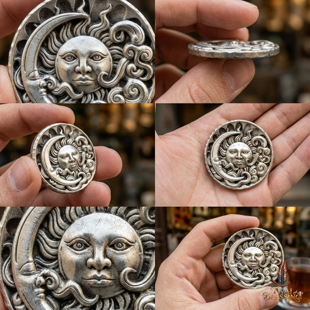 🌞🌙 Tawan Um Chan – The Sun Embracing The Moon – Satin Samlit Edition – Luang Pu Phorn, Wat Khlong Men (2567) – The Ultimate Alchemy of Infinite Attraction, Celestial Balance, and Supreme Wealth!