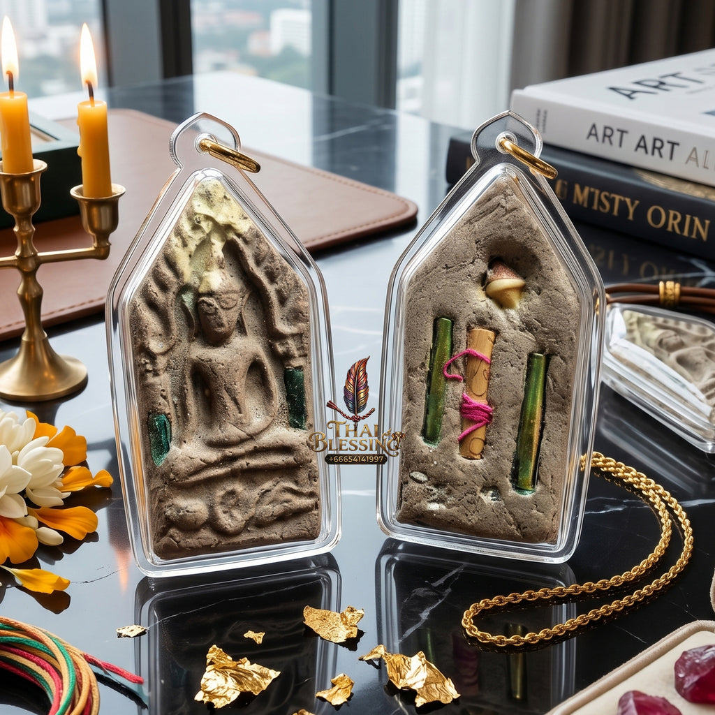 ✨🔮💖 Authentic Thai Amulet Sovereign Charismatic Field - Khun Phaen Bio-Organic Attraction Node, Ban Ngam Prasoet Consecrated Heritage Masterpiece