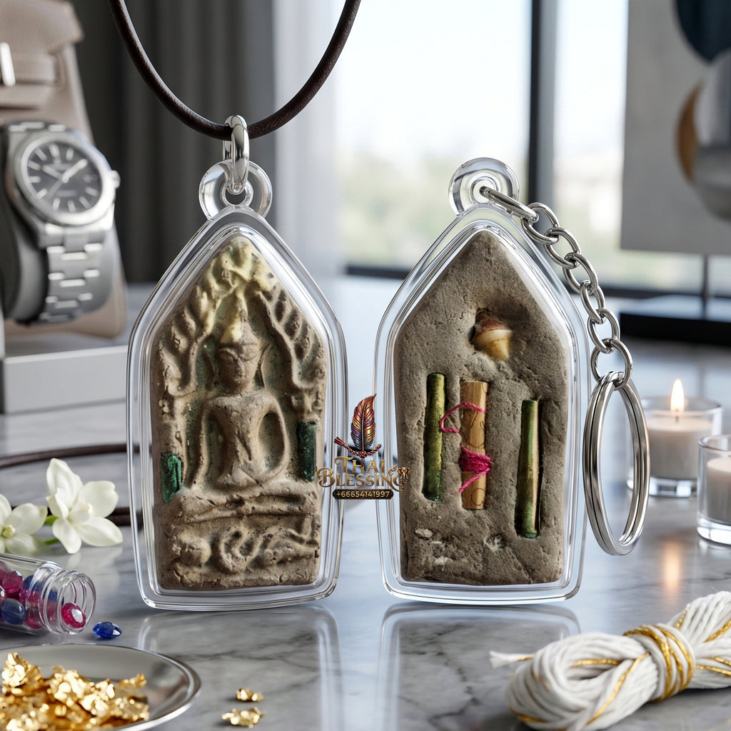 ✨🔮💖 Authentic Thai Amulet Sovereign Charismatic Field - Khun Phaen Bio-Organic Attraction Node, Ban Ngam Prasoet Consecrated Heritage Masterpiece
