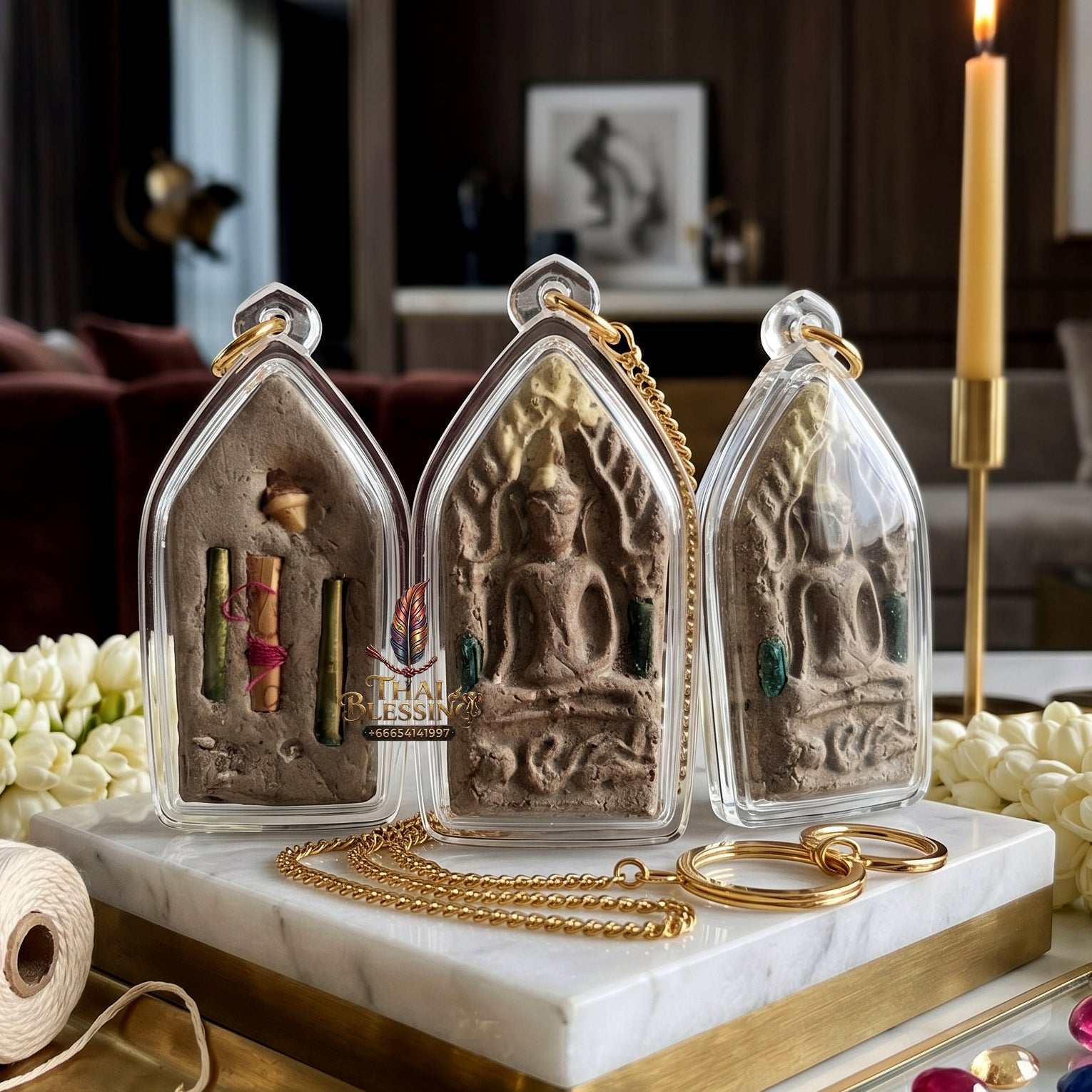✨🔮💖 Authentic Thai Amulet Sovereign Charismatic Field - Khun Phaen Bio-Organic Attraction Node, Ban Ngam Prasoet Consecrated Heritage Masterpiece Waterproof Acrylic