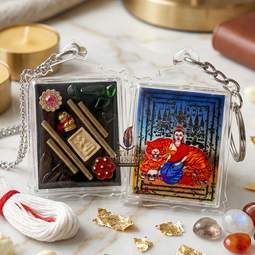 ✨🐅👑 Authentic Thai Amulet Apex Charismatic Field - Sovereign Tigress Locket Node with Sacred Metallic Resonators, Ajarn Foi Masterpiece