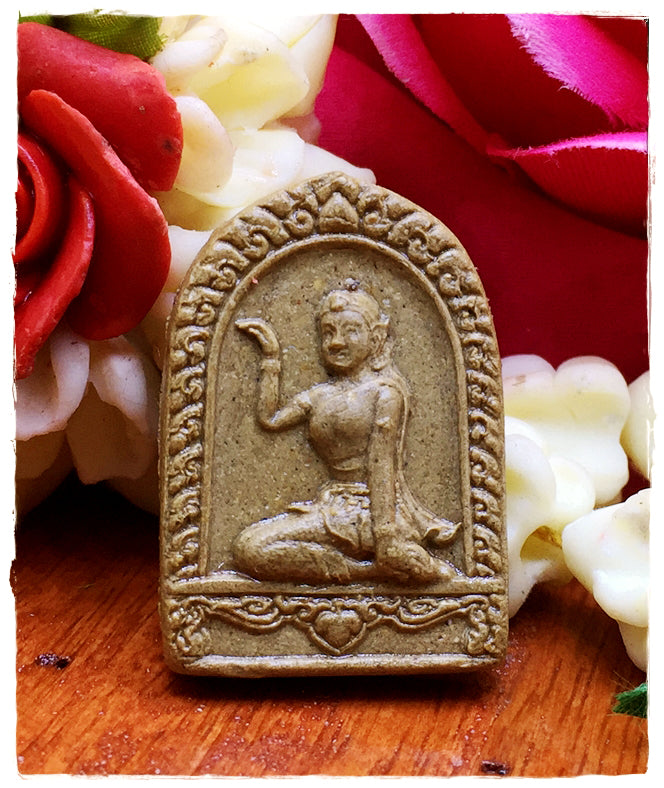 ✨🧘‍♂️🔮 Authentic Thai Amulet First Matriarch Core - Consecrated Bio-Mineral Oil-Powder Token (First Edition 2011), Kruba Orr Tai Yai Lineage Masterpiece
