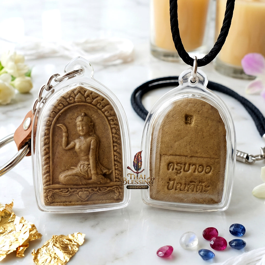 ✨🧘‍♂️🔮 Authentic Thai Amulet First Matriarch Core - Consecrated Bio-Mineral Oil-Powder Token (First Edition 2011), Kruba Orr Tai Yai Lineage Masterpiece