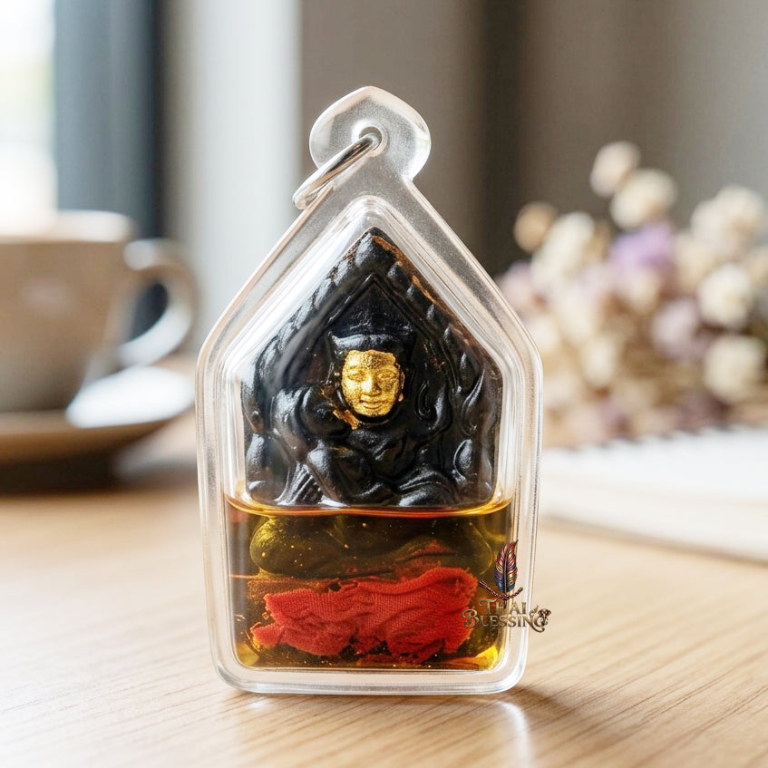 🌌 Phet Phayathorn Um Nang: The Celestial Sovereign of Desire – Ruesi Somdet (Kruba Det) – Ban Rattanakosin Cemetery (2569) – The Ultimate Alchemical Engine for Hypnotic Charm & Infinite Wealth!