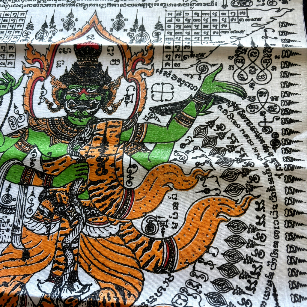 ✨🛡️🎨 Authentic Thai Amulet Sovereign Creator-Architect Grid - Grand Ascetic Phetchalukan Banner (30x45 cm), Systemic Reboot & Market Dominance Matrix