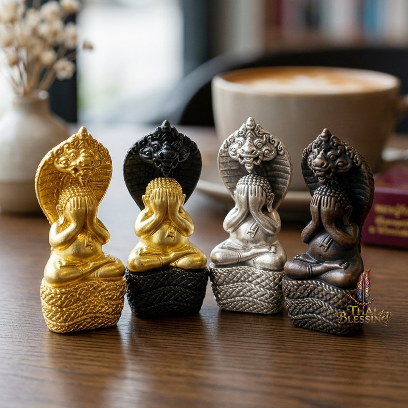 🔱 Phra Pidta Nakkarat – The Sovereign Guardian of the Naga Realm – "Mongkol Nakkarat" Edition – Luang Pu Kambu, Wat Kud Chomphu – The Ultimate Engine for Debt Relief, Infinite Wealth, and Sovereign Protection!