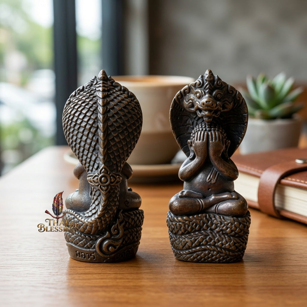 🔱 Phra Pidta Nakkarat – The Sovereign Guardian of the Naga Realm – "Mongkol Nakkarat" Edition – Luang Pu Kambu, Wat Kud Chomphu – The Ultimate Engine for Debt Relief, Infinite Wealth, and Sovereign Protection!