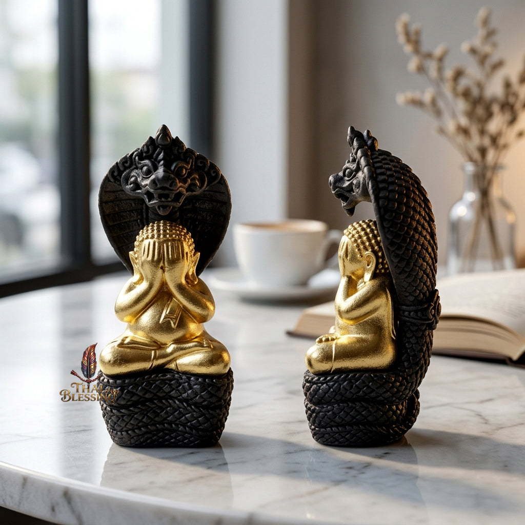 🔱 Phra Pidta Nakkarat – The Sovereign Guardian of the Naga Realm – "Mongkol Nakkarat" Edition – Luang Pu Kambu, Wat Kud Chomphu – The Ultimate Engine for Debt Relief, Infinite Wealth, and Sovereign Protection!