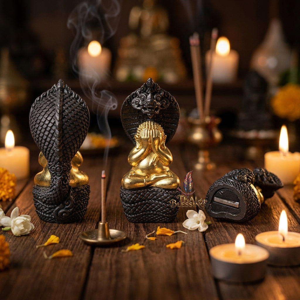 🔱 Phra Pidta Nakkarat – The Sovereign Guardian of the Naga Realm – "Mongkol Nakkarat" Edition – Luang Pu Kambu, Wat Kud Chomphu – The Ultimate Engine for Debt Relief, Infinite Wealth, and Sovereign Protection!