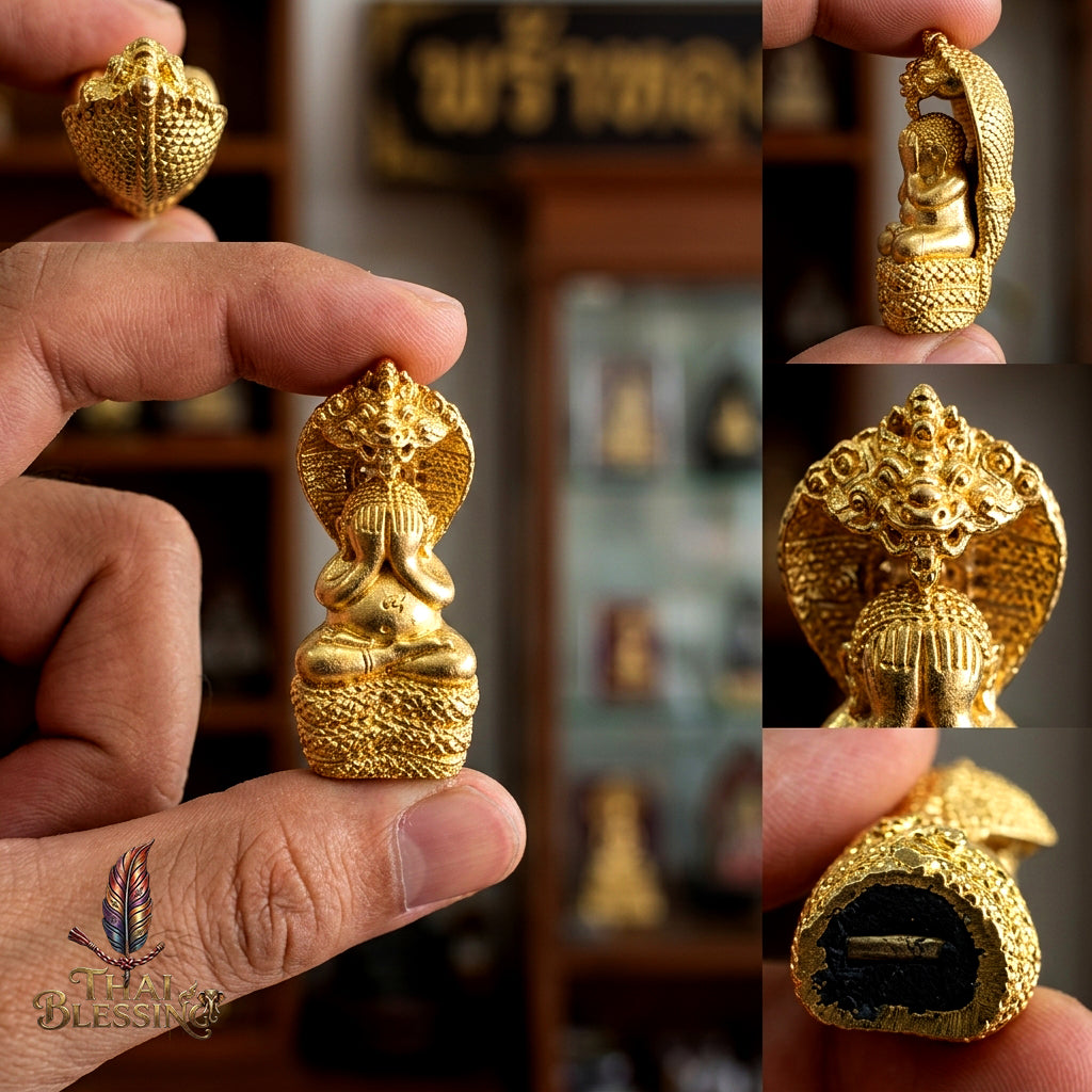 🔱 Phra Pidta Nakkarat – The Sovereign Guardian of the Naga Realm – "Mongkol Nakkarat" Edition – Luang Pu Kambu, Wat Kud Chomphu – The Ultimate Engine for Debt Relief, Infinite Wealth, and Sovereign Protection!