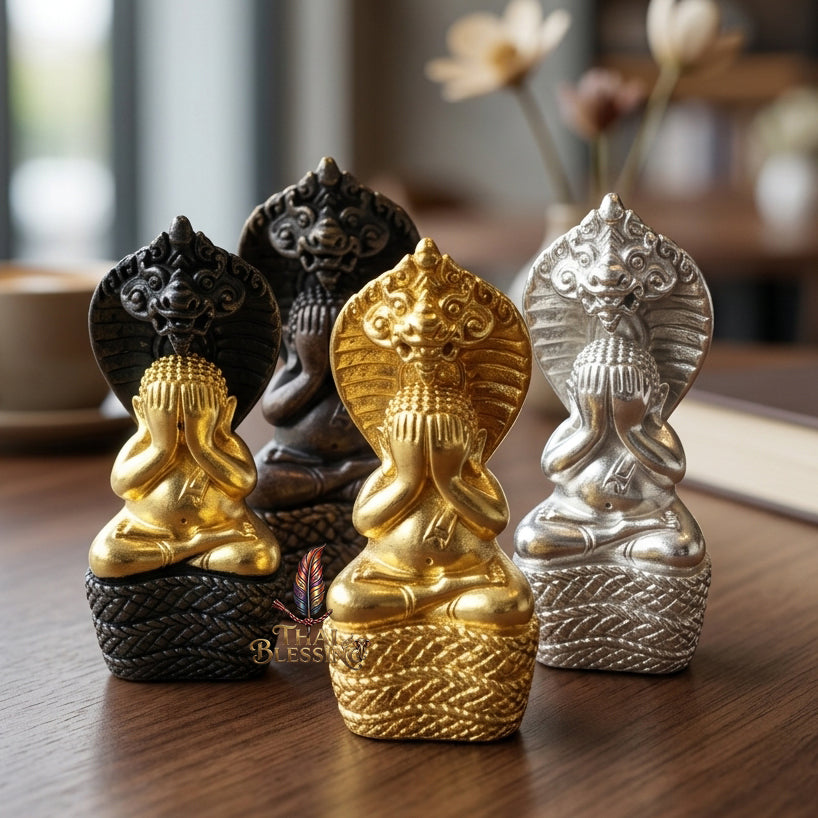 🔱 Phra Pidta Nakkarat – The Sovereign Guardian of the Naga Realm – "Mongkol Nakkarat" Edition – Luang Pu Kambu, Wat Kud Chomphu – The Ultimate Engine for Debt Relief, Infinite Wealth, and Sovereign Protection!