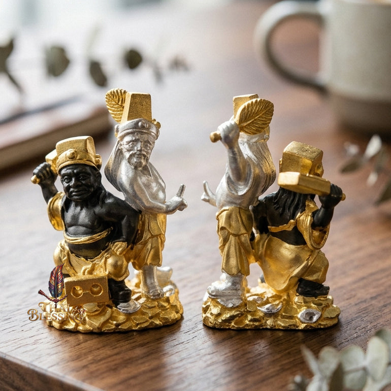 🔱 Tua Pek Yee Pek – 2 Gods of Wealth & Fortune – Red Satin Samlit "Divine Gift" Edition – Arjan Subin Nanathong (2566) – The Ultimate Engine for Windfall Luck, Financial Dominance, and Supreme Protection!