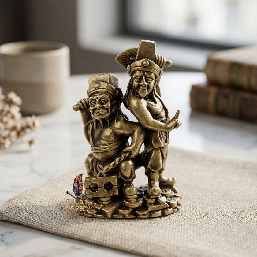 🔱 Tua Pek Yee Pek – 2 Gods of Wealth & Fortune – Red Satin Samlit "Divine Gift" Edition – Arjan Subin Nanathong (2566) – The Ultimate Engine for Windfall Luck, Financial Dominance, and Supreme Protection!