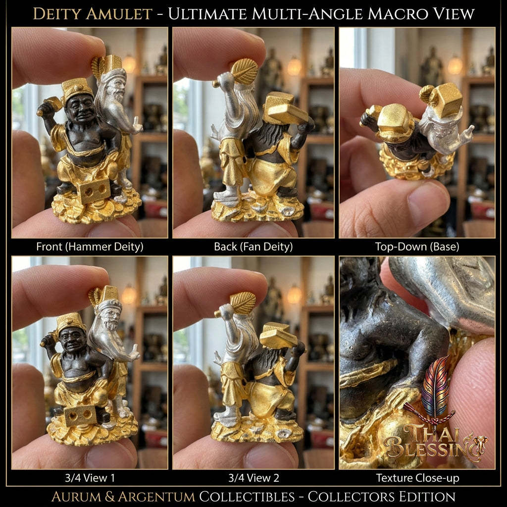 🔱 Tua Pek Yee Pek – 2 Gods of Wealth & Fortune – Red Satin Samlit "Divine Gift" Edition – Arjan Subin Nanathong (2566) – The Ultimate Engine for Windfall Luck, Financial Dominance, and Supreme Protection!