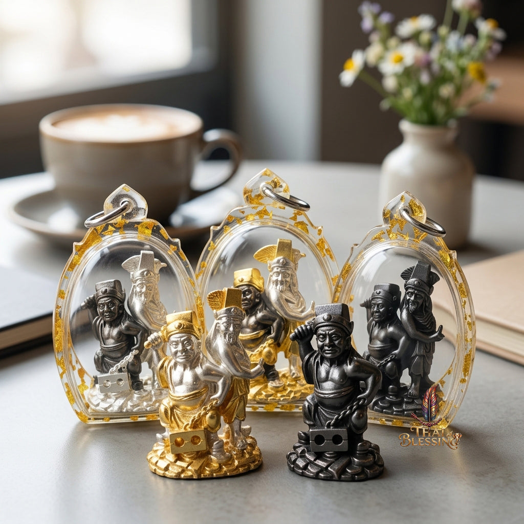 🔱 Tua Pek Yee Pek – 2 Gods of Wealth & Fortune – Red Satin Samlit "Divine Gift" Edition – Arjan Subin Nanathong (2566) – The Ultimate Engine for Windfall Luck, Financial Dominance, and Supreme Protection!