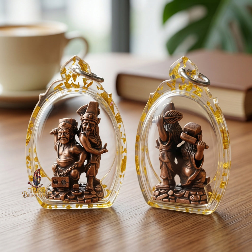 🔱 Tua Pek Yee Pek – 2 Gods of Wealth & Fortune – Red Satin Samlit "Divine Gift" Edition – Arjan Subin Nanathong (2566) – The Ultimate Engine for Windfall Luck, Financial Dominance, and Supreme Protection!