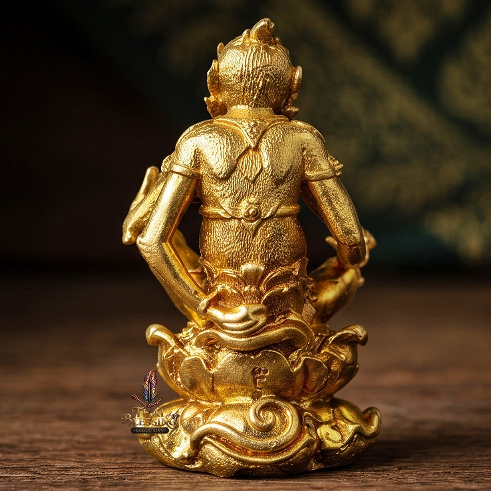 Thai Amulet Ultimate Wealth, Lanna Sorcery & Auspicious Prosperity Masterpiece Four-Ears Five-Eyes (Thep Si Hu Ha Ta) Talisman