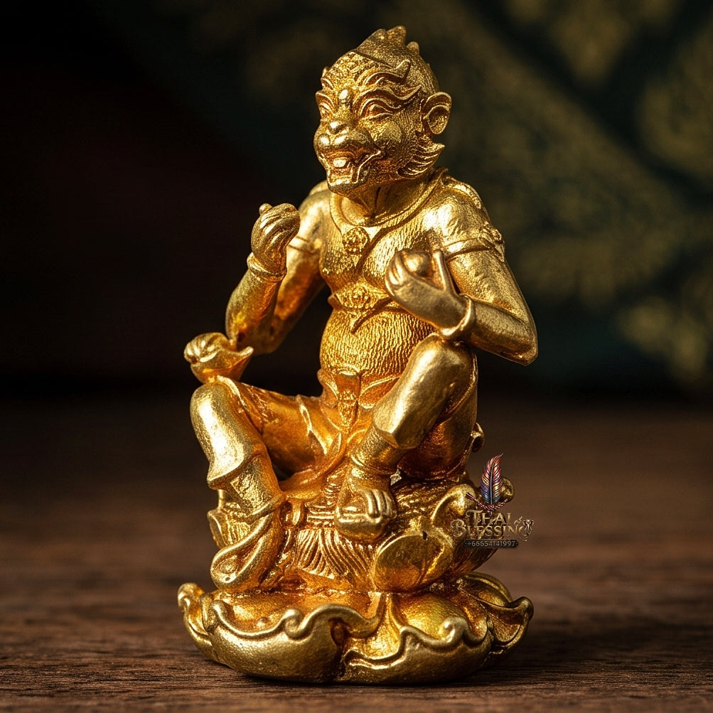 Thai Amulet Ultimate Wealth, Lanna Sorcery & Auspicious Prosperity Masterpiece Four-Ears Five-Eyes (Thep Si Hu Ha Ta) Talisman