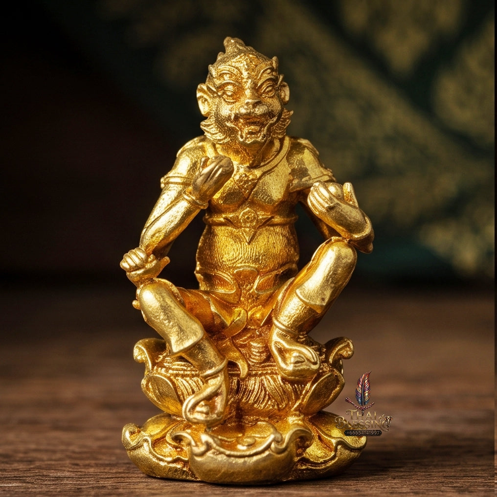 Thai Amulet Ultimate Wealth, Lanna Sorcery & Auspicious Prosperity Masterpiece Four-Ears Five-Eyes (Thep Si Hu Ha Ta) Talisman