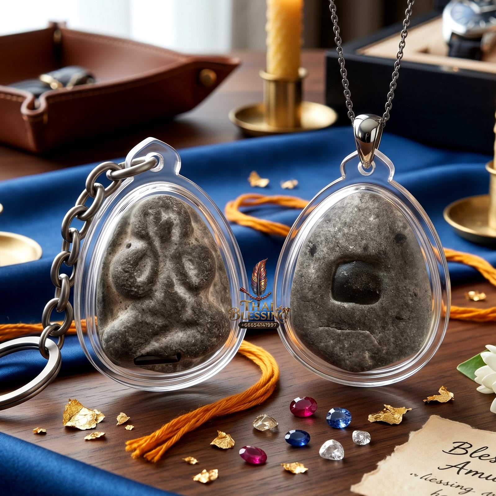 ✨🔮👤 Authentic Thai Amulet Sovereign Shadow Node - Phra Ajarn Wet Surin Closed-Eye Bio-Botanical Matrix, High-Density Asymmetric Defense Core