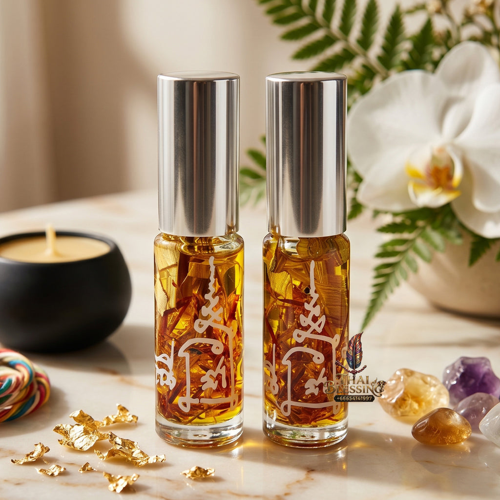 ✨🌕💧 Authentic Thai Lunar Oil Full Moon Radiance Catalyst - 10ml Bio-Botanical Persona Conditioner, Ajarn Jirat & Ajarn Porn Heritage Masterpiece