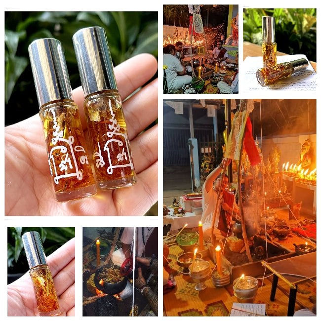 ✨🌕💧 Authentic Thai Lunar Oil Full Moon Radiance Catalyst - 10ml Bio-Botanical Persona Conditioner, Ajarn Jirat & Ajarn Porn Heritage Masterpiece