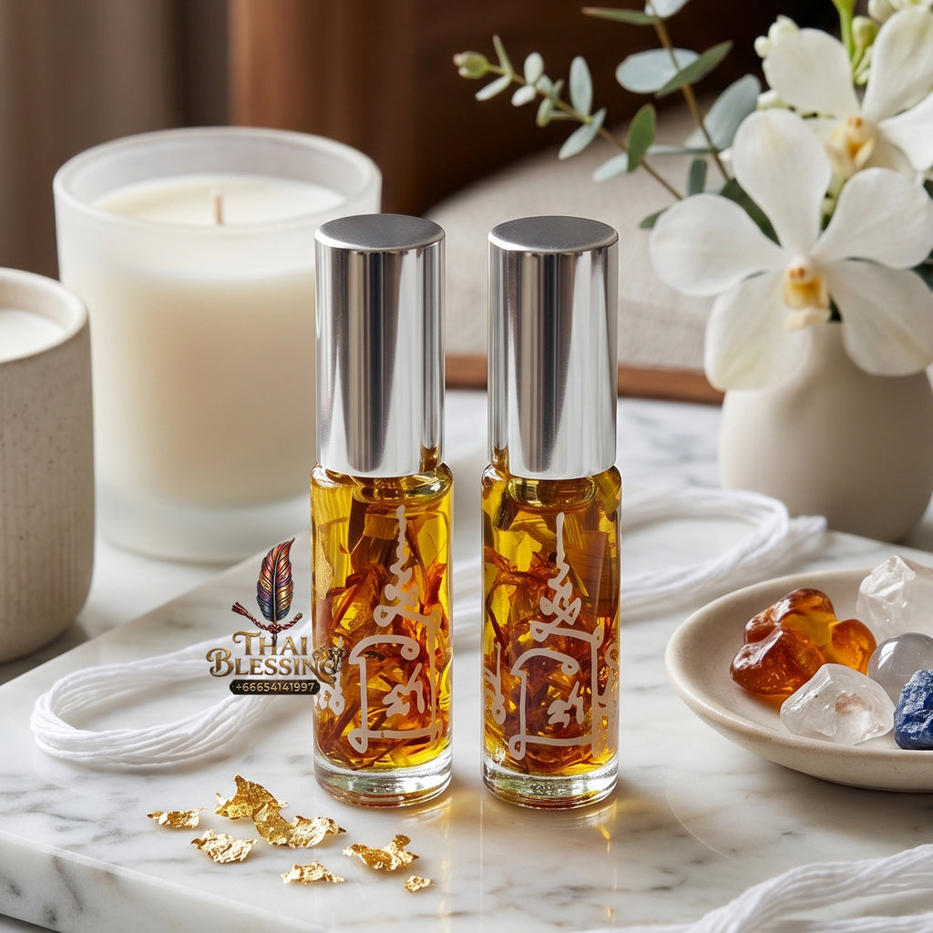 ✨🌕💧 Authentic Thai Lunar Oil Full Moon Radiance Catalyst - 10ml Bio-Botanical Persona Conditioner, Ajarn Jirat & Ajarn Porn Heritage Masterpiece
