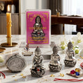 ✨🐉💰 Authentic Thai Amulet Golden Dragon Resonance Core - Luang Pu Nen Kaeo Polished White-Gold Phra Kring, 2016 Benja Mongkol Wealth Asset
