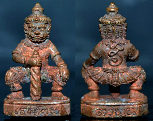🪬Supreme Wealth & Protection – Thao Wessuwan Bronze Amulet with Copper Sariga Takrud by Ta Poon (Pu Khemthong) ✨