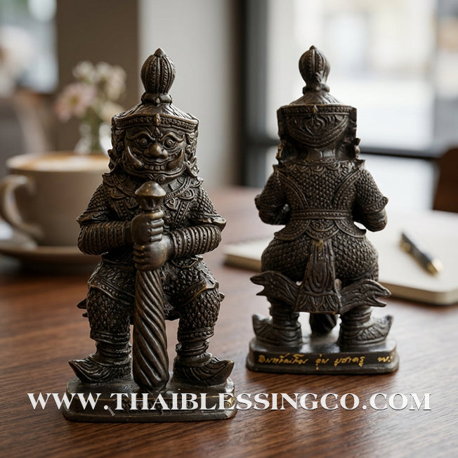 👹💰Thao Wessuwan (King of Riches & Celestial Guardian) – Blackened Sacred Metal Altar Edition: Kruba Krissana, Samnak Song Weruwan – The Divine Engine for Absolute Wealth Sovereignty, Imperial Protection, and Unstoppable Life Elevation!