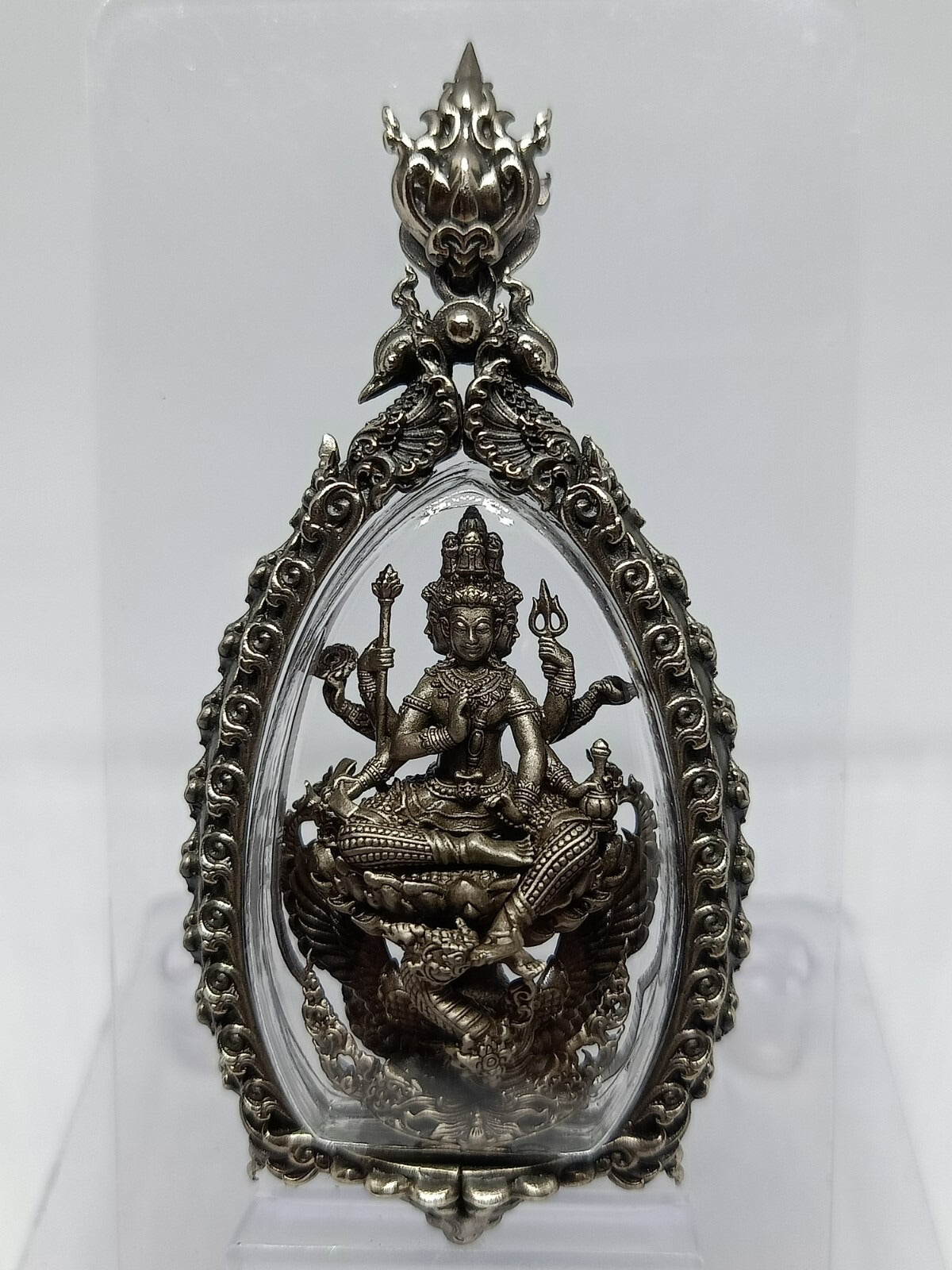 🕉️ Thao Maha Phrom Thada (Great Brahma Creator) - Phutthasilp Edition Phra Ajarn Nikom, Wat Pa Traiphumsattatham – God of Destiny & Creation Waterproof Casing