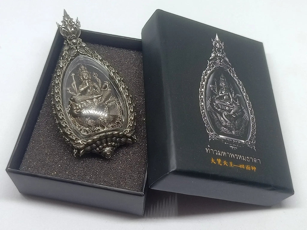 🕉️ Thao Maha Phrom Thada (Great Brahma Creator) - Phutthasilp Edition Phra Ajarn Nikom, Wat Pa Traiphumsattatham – God of Destiny & Creation