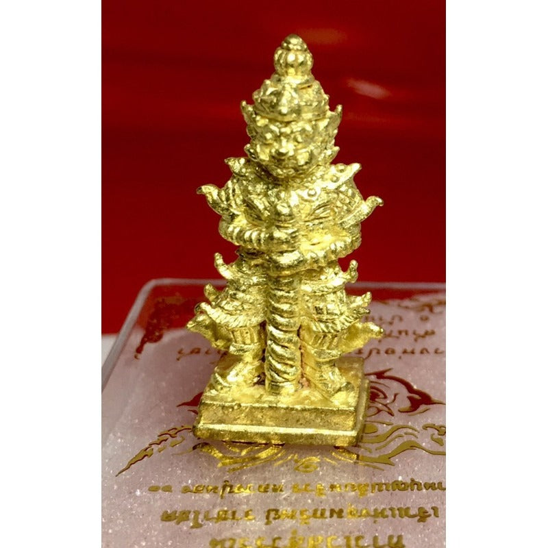 💰 Thao Wessuwan “King of Treasure & Royal Fortune” – Supreme Wealth & Protection Amulet by Luang Phor Prasit (Ritthiracha), Dhamma Choto Sanctuary, Lopburi Gold